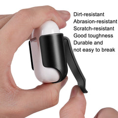 10 PCS Portable Headset Waist Hanging Protective Cover, Suitable For AirPods 2, Waist Hanging Black, Waist Hanging Navy, Waist Hanging Gray, Waist Hanging White, Waist Hanging Pink, Waist Hanging Red