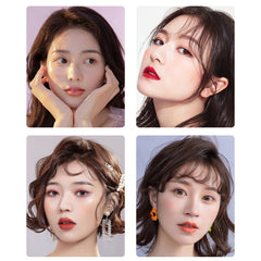 GLS-006 Dual-use Mini electric Splint for Straight and Curly Hair, Cherry Pink, Fresh green