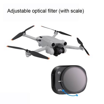 RCSTQ Aluminum Alloy Adjustable Filter Accessories for DJI Mini 3 Pro,Style: UV+CPL+ND8+ND16+ND32+ND64 6 In 1, CPL, ND8, ND16, ND32, ND64, 4 In 1 Set, 6 In 1 Set