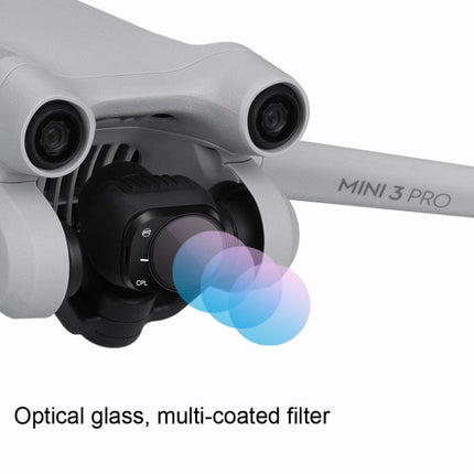 RCSTQ Aluminum Alloy Adjustable Filter Accessories for DJI Mini 3 Pro,Style: UV+CPL+ND8+ND16+ND32+ND64 6 In 1