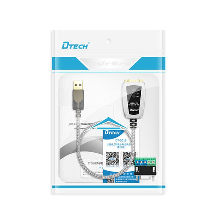 DTECH DT-5119 0.5m USB To RS485/422 Industrial Converter Serial Line Communication Adapter, DT-5119 0.5m