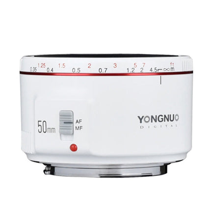 YONGNUO YN50mm F1.8 II Fixed Focus Lens Full Frame Automatic Focus For Canon SLR Camera, YN50mm F1.8 II