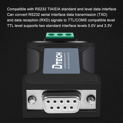 DTECH DT-9005 Without Power Supply RS232 To TTL Serial Port Module, 3.3V Module, 5V Module