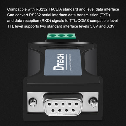DTECH DT-9005 Without Power Supply RS232 To TTL Serial Port Module, 3.3V Module, 5V Module
