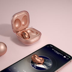 High Transparent TPU Earphone Case For Samsung Galaxy Buds Pro/Live, Transparent, Pink Gold, Black, Purple