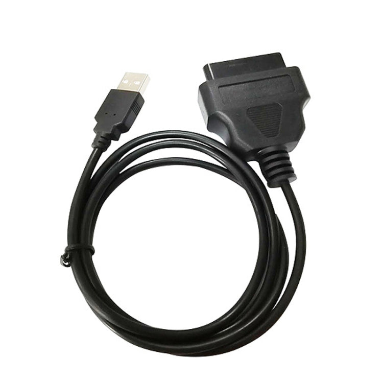 16PIN USB AM To OBD2 Female Conversion Cable Car Computer Diagnostic Cable, 16PIN