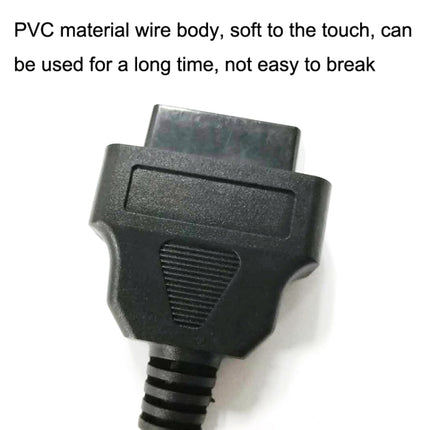 16PIN USB AM To OBD2 Female Conversion Cable Car Computer Diagnostic Cable, 16PIN