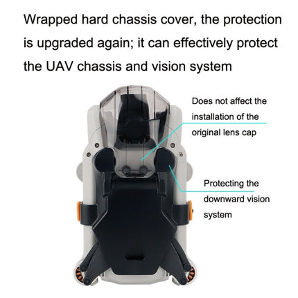 Sunnylife MM3-SJ398 For Mini 3 Pro Propeller Blade Retainer Chassis Cover, For DJI Mini 3 Pro(Black), For DJI Mini 3 Pro(Dual -color)