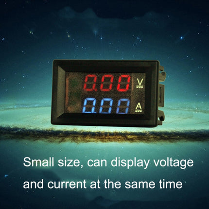 Dual-Display Voltage Current Meter Digital DC Voltage Meter, 10A (Red), 10A (Red Blue), 50A (Red), 50A (Red Blue)