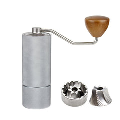 CNC Stainless Steel Hand Crank Coffee Bean Grinder