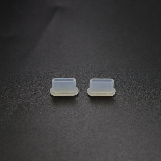 2 Sets Drone Body Remote Control Charging Port Dust Plug for DJI Mini 3 Pro, Transparent, Black, Transparent+Black