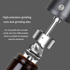 Manual Stainless Steel Core Dual Shaft Hand Crank Coffee Bean Grinder, Manual Stainless Steel
