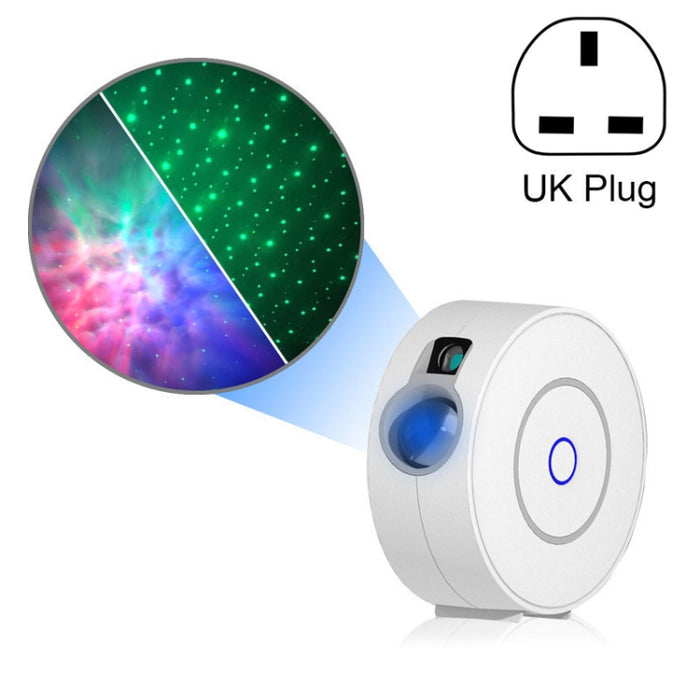 WiFi Graffiti Smart Circular Star Projection Light Home Theater Atmosphere Light(UK Plug)