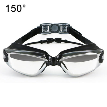 HAIZID HD Anti-fog Waterproof Myopia Swimming Goggles, Optical Black, Optical Blue, Optical Pink, Optical Gray, Plating Black, Plating Gray, Plating Blue, Plating Pink, Myopia 150 Degrees, Myopia 200 Degrees, Myopia 250 Degrees, Myopia 300 Degrees     ...