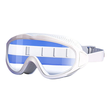 Anti-fog Children Swimming Goggles Comfortable Large Frame Diving Glasses, Macaron, Flush Tide Blue, Pumpkin Orange, Milk White, Ice Lake Blue, Pink Blue, Electroplating Lake Blue, Electroplating Milk White, Electroplating Milk Pink