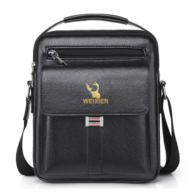 WEIXIER D245 Men Business Bag Large Capacity Shoulder Backpack, D245 Black, D245 Light Brown, D245 Dark Brown