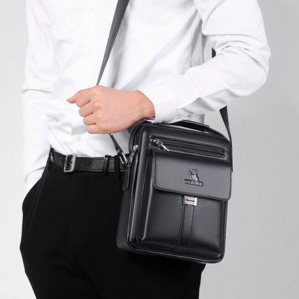 WEIXIER D244 Men Shoulder Bag Large Capacity Business Retro Messenger Bag