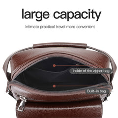WEIXIER D244 Men Shoulder Bag Large Capacity Business Retro Messenger Bag