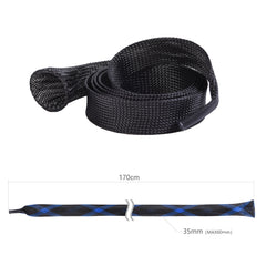 LEO 27998 3.5x170cm Mesh Tube Telescopic Fishing Rod Protector, LEO 27998-BBU, LEO 27998-BW, LEO 27998-BR, LEO 27998-GNYE), LEO 27998-R, LEO 27998 -OG, LEO 27998-VT, LEO 27998-B, LEO 27998-GR, LEO 27998-BGN