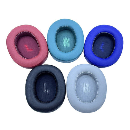 2pcs Headphone Cover Foam Cover for JBL E55BT, Color: Without LR, Black