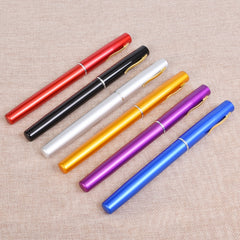LEO Pen Type Fishing Rod & Spinning Wheel Fishing Reel Portable Pocket Fishing Gear, H8022 Silver, H8022G Gold, H8022PU Purple