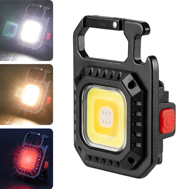 E-SMARTER W5130 Mini Keychain Strong Light Portable Flashlight, Specification:, Light, With Bracket