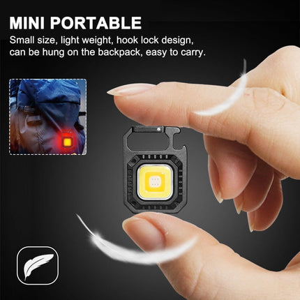 E-SMARTER W5130 Mini Keychain Strong Light Portable Flashlight, Specification:, Light, With Bracket