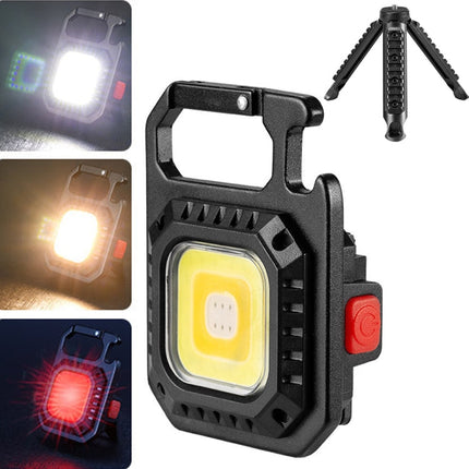 E-SMARTER W5130 Mini Keychain Strong Light Portable Flashlight, Specification:, Light, With Bracket