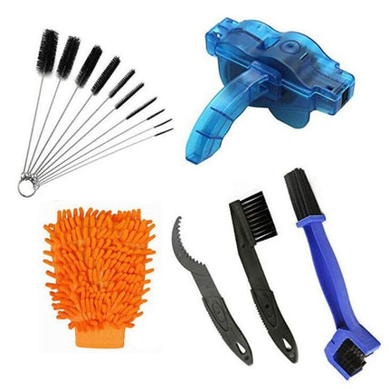 Bike Chain Washer Cleaner Kit Maintenance Tool,Specification:, 4 In 1 Brush, 4 In 1 Chain Washer, 6 In 1 Brush, 6 In 1  Chain Washer, 7 In 1, 8 In 1, 3 In 1, 9 In 1, 10 In 1