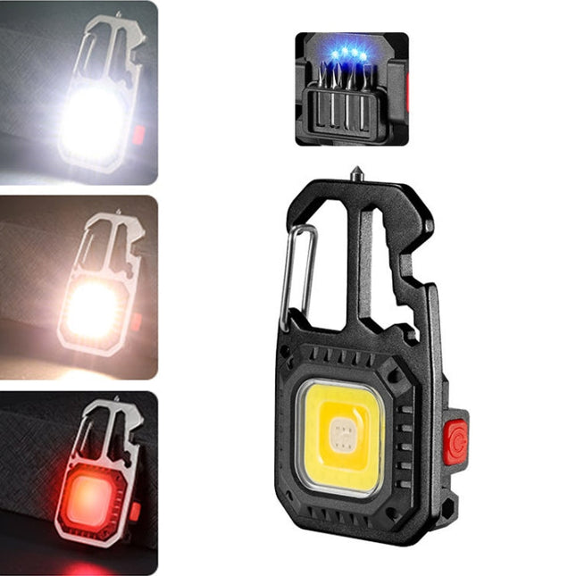 E-SMARTER W5138 Mini Bright Light Portable Flashlight, Specification:, Black, Tarnish, Black+Magnet, Tarnish+Magnet, Black+Bracket, Tarnish+Bracket, Black+Magnet+Bracket, Tarnish+Magnet+Bracket