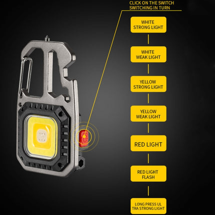 E-SMARTER W5138 Mini Bright Light Portable Flashlight, Specification:, Black, Tarnish, Black+Magnet, Tarnish+Magnet, Black+Bracket, Tarnish+Bracket, Black+Magnet+Bracket, Tarnish+Magnet+Bracket