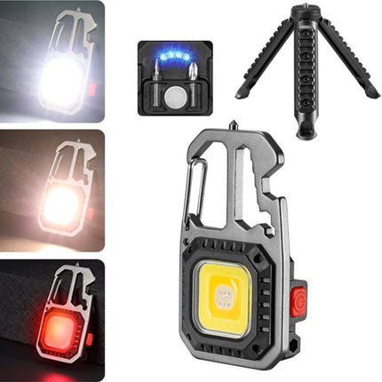 E-SMARTER W5138 Mini Bright Light Portable Flashlight, Specification:, Black, Tarnish, Black+Magnet, Tarnish+Magnet, Black+Bracket, Tarnish+Bracket, Black+Magnet+Bracket, Tarnish+Magnet+Bracket