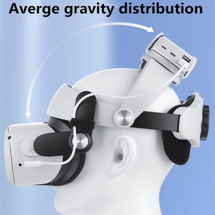 VQ2 Elite Head Strap With Battery Holder For Meta Quest 2