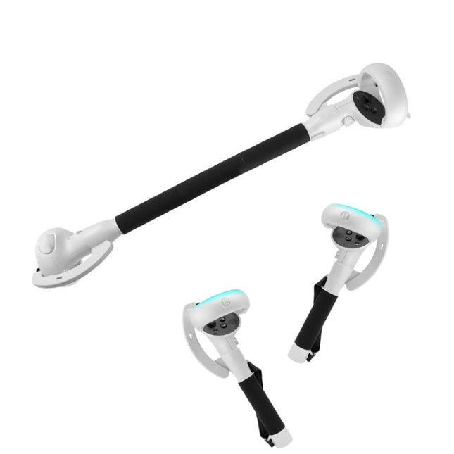 VR Controllers Long Stick Handle for Meta Quest 2 Playing Beat Saber Games, for Oculus Quest 2