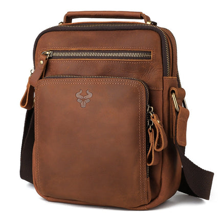 HUMERPAUL MH573 Men Shoulder Bag Leather Messengers Bag