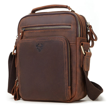 HUMERPAUL MH573 Men Shoulder Bag Leather Messengers Bag