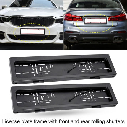European Standard Electric License Plate Roller Shutter Protective Cover.