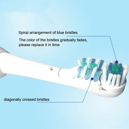 4 PCS/Set Multi-directional Electric Toothbrush Head for Oral B 3733 4732 4734