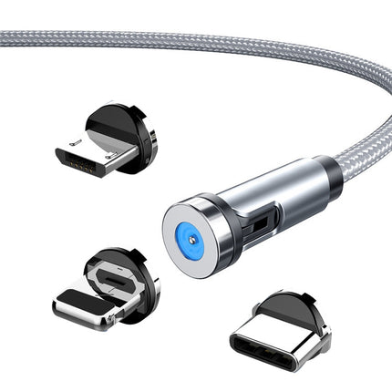 CC56 Dust Plug Rotating Magnetic Wire, Cbale Length: 1m, Style:, 1m Android Head, 1m Type-C / USB-C Head, 1m 8Pin Head, 1m Line+Three Heads, 1m Line, 1m Micro USB, 1m Type-C / USB-C, 1m + 8Pin + Type-C/USB-C + Micro USB