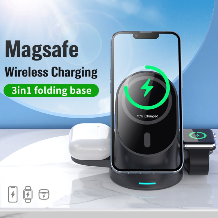 LFX-179 Magnetic Vertical 3 in 1 Wireless Charging Bracket, LFX-179