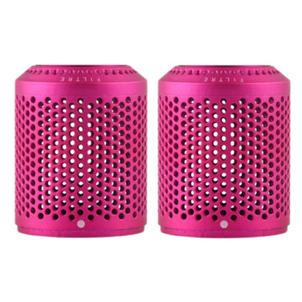 2 PCS Outer Cover Dust Filter for Dyson Hair Dryer HD01/HD03/HD08, Outer Filter Cover Silver, Outer Filter Cover Rose Red, Outer Filter Cover Black, Outer Filter Cover Gray, Outer Filter Cover Red, Outer Filter Cover Grey