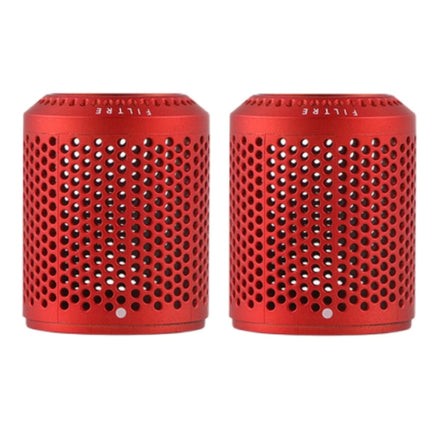 2 PCS Outer Cover Dust Filter for Dyson Hair Dryer HD01/HD03/HD08, Outer Filter Cover Silver, Outer Filter Cover Rose Red, Outer Filter Cover Black, Outer Filter Cover Gray, Outer Filter Cover Red, Outer Filter Cover Grey