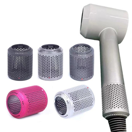 2 PCS Outer Cover Dust Filter for Dyson Hair Dryer HD01/HD03/HD08, Outer Filter Cover Silver, Outer Filter Cover Rose Red, Outer Filter Cover Black, Outer Filter Cover Gray, Outer Filter Cover Red, Outer Filter Cover Grey