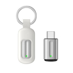 Ocrustar Capsule Mobile Phone Infrared Universal Remote Control, Color: 3-in-1 iOS/Hongmeng/Android Type-C (Black)
