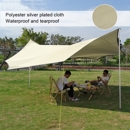 Outdoor Octagonal Curtain Tent Rain and Sun Protection Camping Sunshade Pergola, White, Green, Khaki, Black, Blue