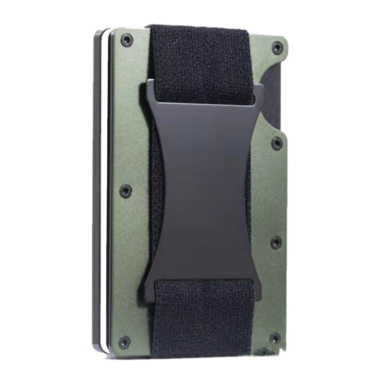 ZDL-05 Tracker Protection Organizer Metal Card Holder For AirTag, Army Green, Black, Grey, Light Blue