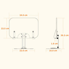 R03 Reading Bookshelf Desktop Non-rotatable Multi-function Liftable Tablet Bracket