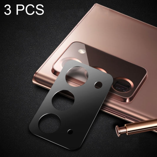 3 PCS Lens Film Aluminum Alloy Sheet Camera Protection Film, For Samsung Galaxy Note20 (Black), For Samsung Galaxy Note20 (Silver), For Samsung Galaxy Note20 (Gray), For Samsung Galaxy Note20 (Rose Gold), For Samsung Galaxy Note20 (Green)