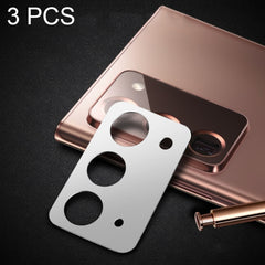 3 PCS Lens Film Aluminum Alloy Sheet Camera Protection Film, For Samsung Galaxy Note20 (Black), For Samsung Galaxy Note20 (Silver), For Samsung Galaxy Note20 (Gray), For Samsung Galaxy Note20 (Rose Gold), For Samsung Galaxy Note20 (Green)