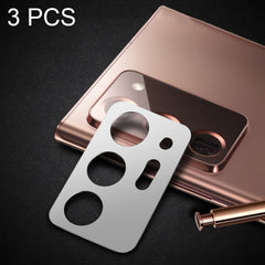 3 PCS Lens Film Aluminum Alloy Sheet Camera Protection Film, For Samsung Galaxy Note20 (Black), For Samsung Galaxy Note20 (Silver), For Samsung Galaxy Note20 (Gray), For Samsung Galaxy Note20 (Rose Gold), For Samsung Galaxy Note20 (Green)